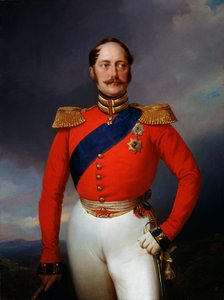 ニコラス1世皇帝の肖像、1796-1855年、1847年。 作： Franz Krüger
