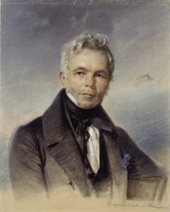 カールフリードリヒシンケルの肖像、1836年 作： Franz Krüger
