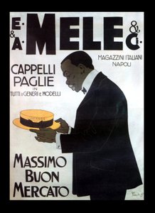 アフリカン・ジェントルマンのためのストロー・ハット 作： Franz Laskoff
