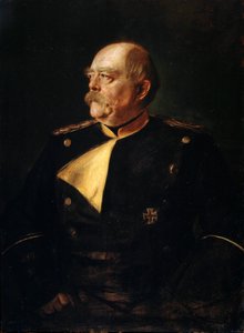 制服姿の首相オットー・フォン・ビスマルクの肖像、1815～1898年、19世紀。