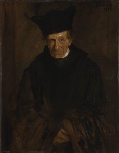 イグナーツ・フォン・ドリンガーの肖像 1799-1890, 1883. 作： Franz von Lenbach