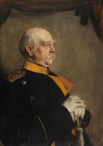 オットー・フォン・ビスマルクの肖像 1815-1898, 1894. 作： Franz von Lenbach