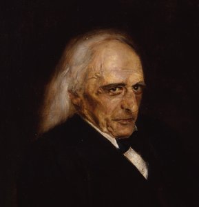Theodor Mommsen 1817-1903 の肖像、詳細、1897 年 作： Franz von Lenbach