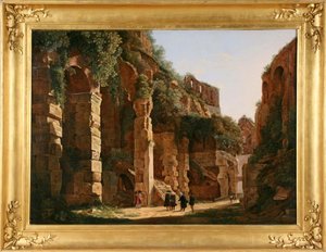 コロッセオの内部、c。 1823年。