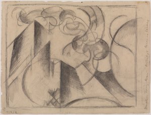 抽象画 作： Franz Marc