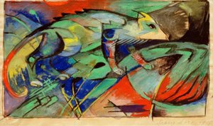カメレオン 作： Franz Marc