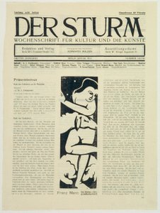 羊飼い 作： Franz Marc