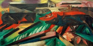 オオカミ（バルカン戦争） 作： Franz Marc