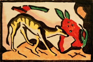 ファベルティエ 作： Franz Marc