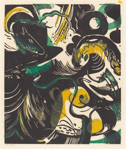 ジェネシス II (クリエイション ストーリー II) 作： Franz Marc