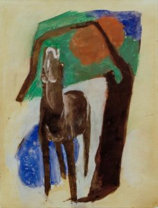 哀れな馬 作： Franz Marc