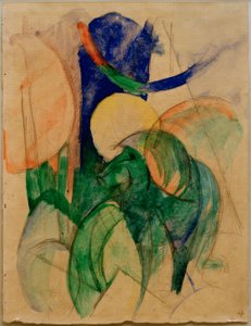 マンドリル 作： Franz Marc