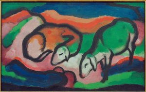 羊 作： Franz Marc