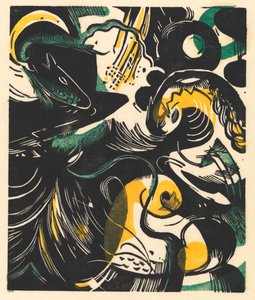 創造物語Ⅱ 作： Franz Marc