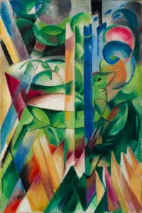 リトル・マウンテン・ゴート 作： Franz Marc