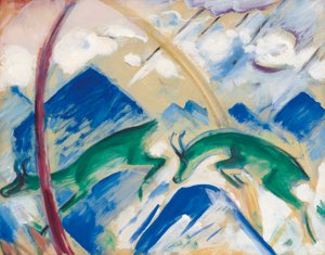 シャモア、1911年。 作： Franz Marc