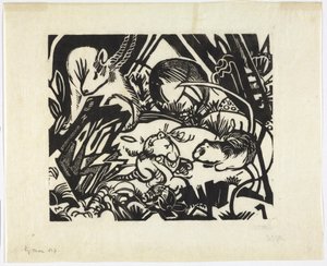 ティアの凡例 作： Franz Marc