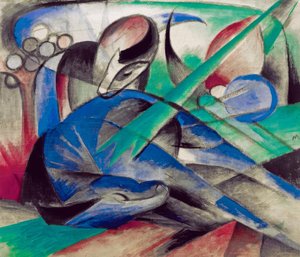 夢見る馬 作： Franz Marc