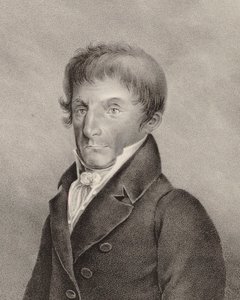 作曲家アントニオ・サリエリの肖像、1750～1825年、1835年頃。 作： Franz Oehme