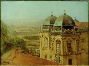 ウィーンのアッパーベルヴェデーレ 作： Franz Rumpler