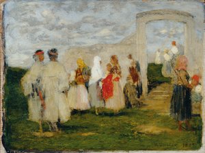 ルンデンブルグの教会に行く 作： Franz Rumpler