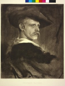 絵画：フランツ・フォン・レンバッハ フリットヨフ・ナンセン 作： Franz Seraph von Lenbach