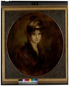 アルドブランディーニ王女の肖像 作： Franz Seraph von Lenbach