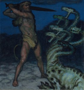 ヘラクレスとヒドラ 作： Franz Stuck Ritter von