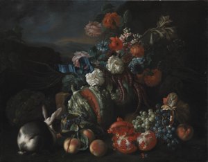 花と果実のストーンベース 作： Franz Werner Tamm