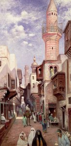 アラブの街並み 作： Franz Wilhelm Odelmark