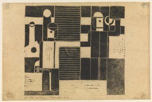 労働者と農民のコンポジション 作： Franz Wilhelm Seiwert