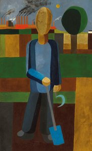 庭師、1929～1930年頃。 作： Franz Wilhelm Seiwert