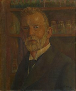 Paul Ehrlich 1854-1915 の肖像、c。 1920年。 作： Franz Wilhelm Voigt