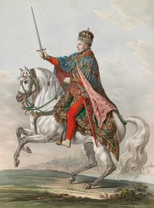 オーストリア皇帝フェルディナンド 1 世 (1793 年 - 1875 年)、ハンガリー国王。 作： Franz Wolf