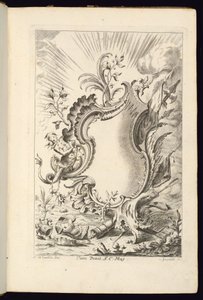 ドラゴンのカルトゥーシュ、さまざまな用途のカルトゥーシュの本 作： Franz Xaver Andreas Jungwierth