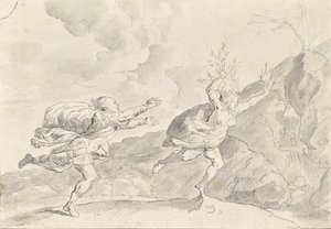 月桂樹に変身したダフネ 作： Franz Xaver Wagenschon