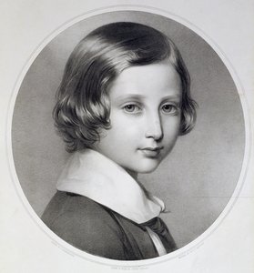 アルバート、プリンスオブウェールズ（1841-1910）、オリジナルはトーマスフェアランドが刻印、M。und N.ハンハートが発行、1852年（リトグラフ）