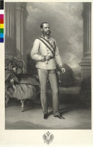 オーストリア皇帝フランツ・ヨーゼフ1世 作： Franz Xaver Winterhalter