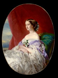 皇后エウグ？ニー、1854 作： Franz Xaver Winterhalter