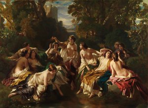 フロリンダ、1853 作： Franz Xaver Winterhalter