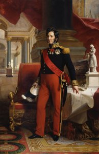 フランス語  Louis-Philippe 1er, roi des Français (1773-1850) ルイフィリップ1世、フランス王 (1773-1850) 作： フランツ・ザビエル・ウィンターハルター