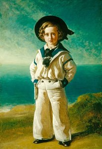 キングエドワードVII 1841-1910、アルバートエドワード、プリンスオブウェールズ、1846年 作： Franz Xaver Winterhalter