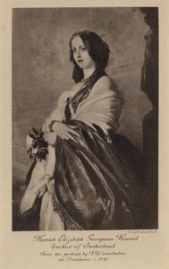 レディ・ハリエット・エリザベス・ジョージアナ・ハワード（グラビア） 作： Franz Xaver Winterhalter