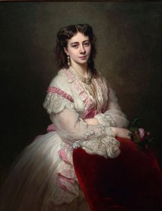 伯爵夫人マリアブラニッカ1843-1918の肖像、生まれサピエハ姫（1865年） 作： Franz Xaver Winterhalter