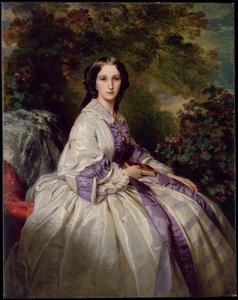 伯爵夫人マリアイヴァノフナラムズドルフの肖像、ベック、1859年 作： Franz Xaver Winterhalter