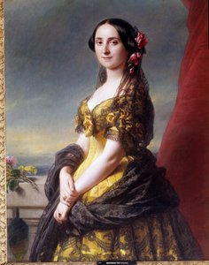 グラメド伯爵夫人マニュエルの肖像 フランツ・クサヴァー・ヴィンターハルター（1806-1873）の作品 作： Franz Xaver Winterhalter