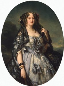 ソフィア・ラジウィル王女の肖像、1864 作： Franz Xaver Winterhalter