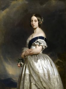 ビクトリア女王の肖像 作： Franz Xaver Winterhalter