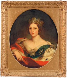 ビクトリア女王の肖像 作： Franz Xaver Winterhalter