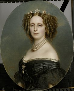 ソフィア・フレデリカ・マチルダ (1818-77)、ヴュルテンベルク王女の肖像 作： Franz Xaver Winterhalter